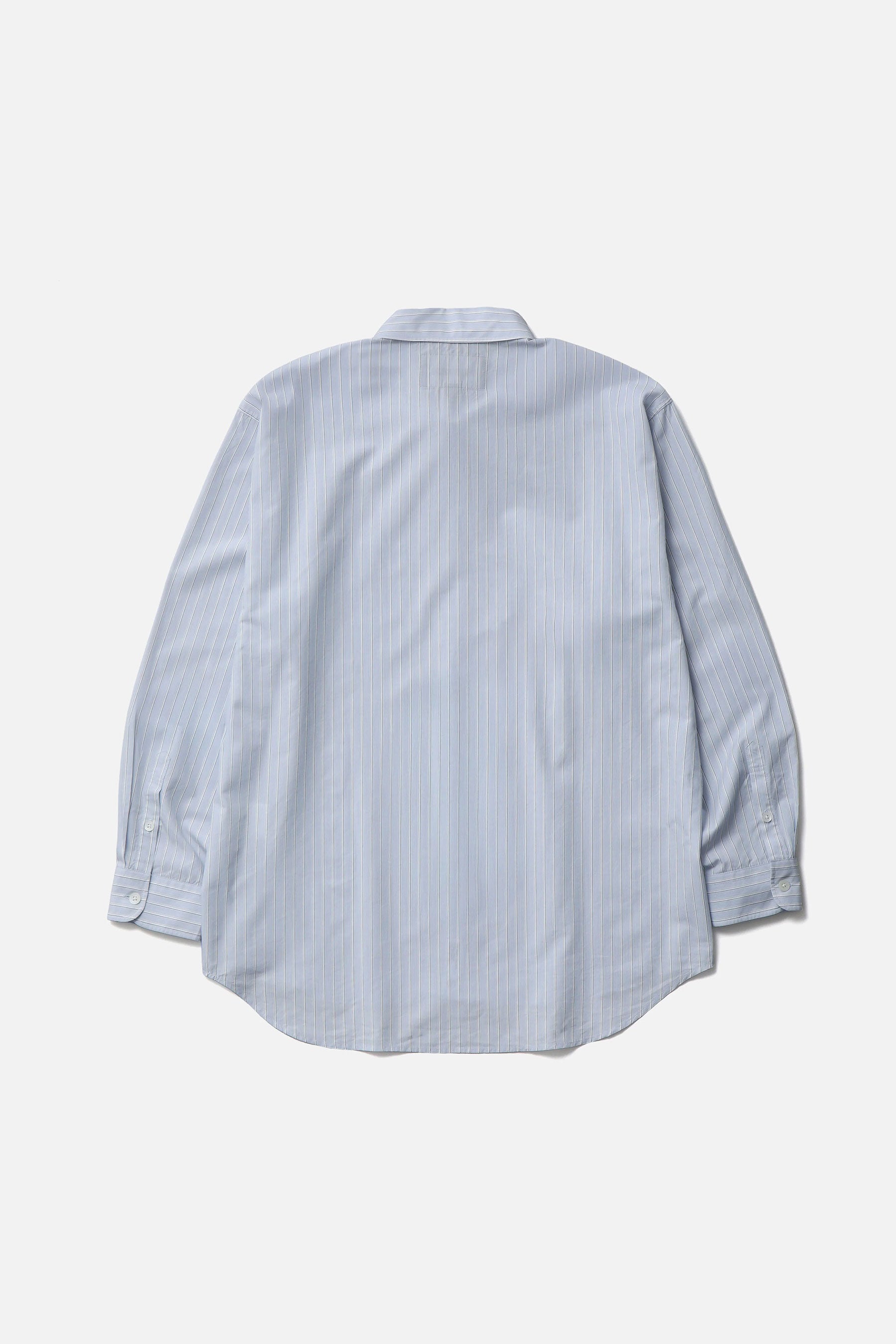 The AW26 STRIPE SHIRT LS BLUE available online with global shipping, and in PAM Stores Melbourne and Sydney.