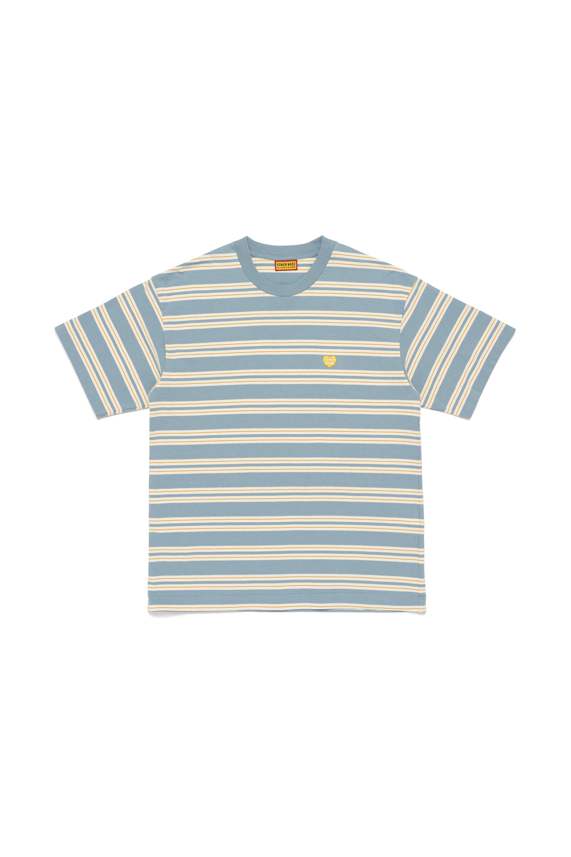 The STRIPED T-SHIRT BLUE available online with global shipping, and in PAM Stores Melbourne and Sydney.