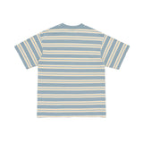 The STRIPED T-SHIRT BLUE available online with global shipping, and in PAM Stores Melbourne and Sydney.