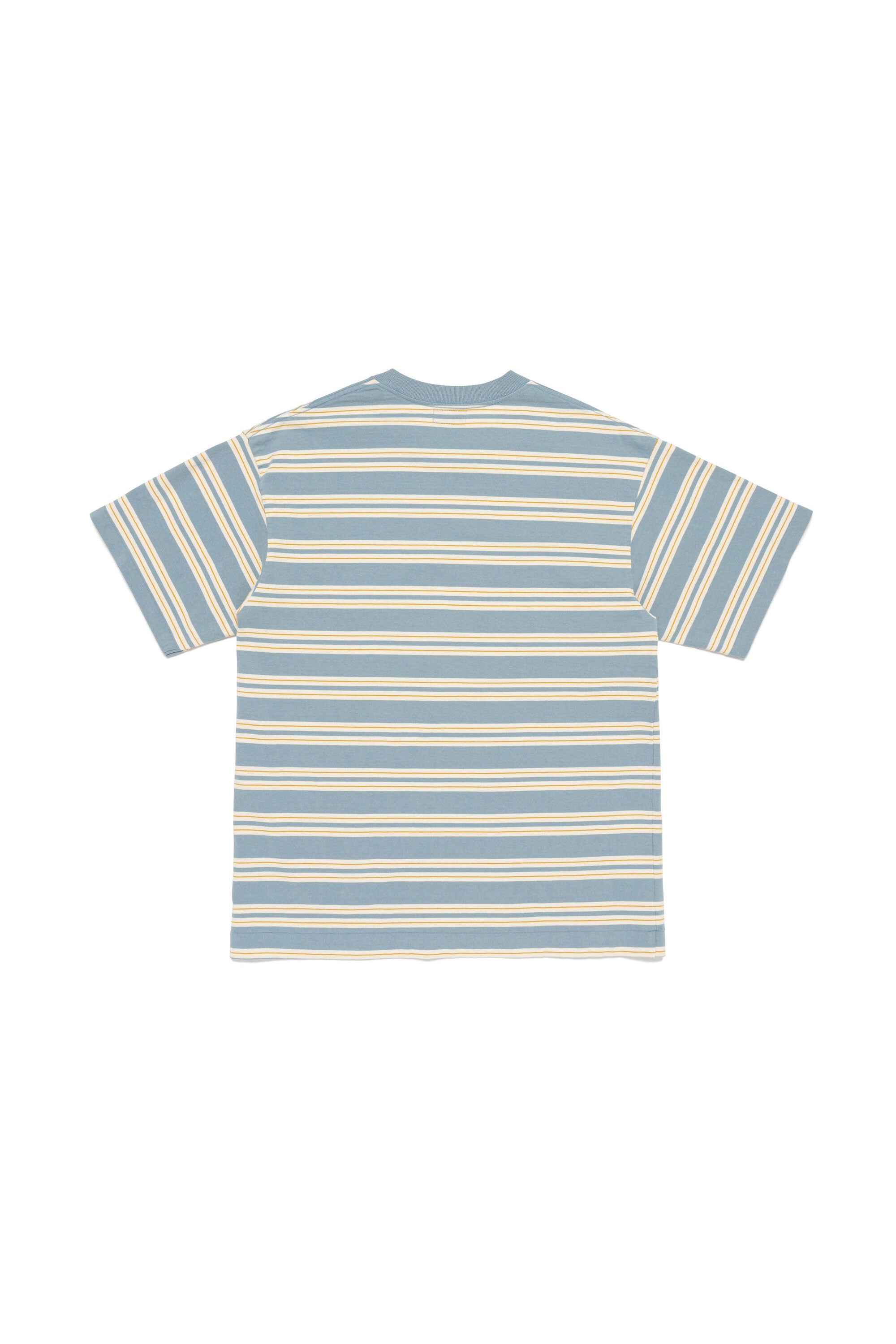 The STRIPED T-SHIRT BLUE available online with global shipping, and in PAM Stores Melbourne and Sydney.