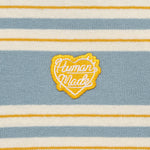 The STRIPED T-SHIRT BLUE available online with global shipping, and in PAM Stores Melbourne and Sydney.