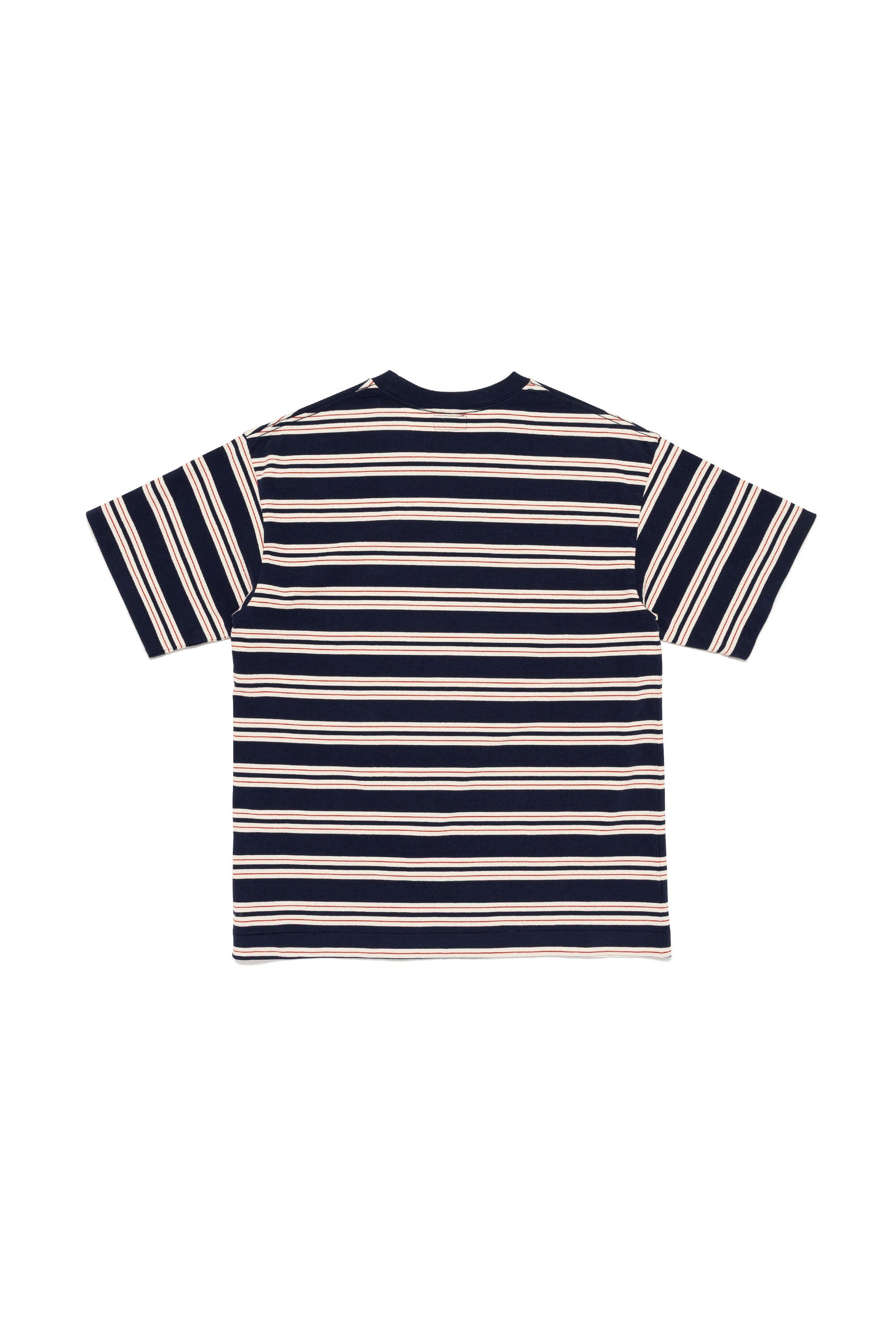 The STRIPED T-SHIRT NAVY available online with global shipping, and in PAM Stores Melbourne and Sydney.