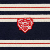 The STRIPED T-SHIRT NAVY available online with global shipping, and in PAM Stores Melbourne and Sydney.