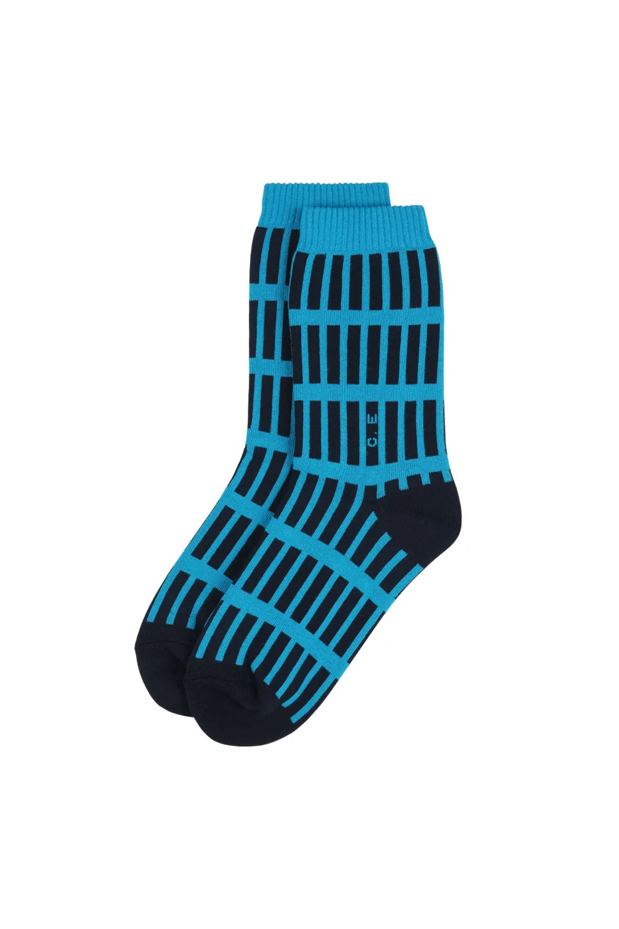 The STRUCTURE SOCKS BLUE available online with global shipping, and in PAM Stores Melbourne and Sydney.
