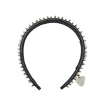 The SPIKE STUDDED HEADBAND BLACK available online with global shipping, and in PAM Stores Melbourne and Sydney.