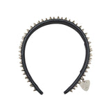The SPIKE STUDDED HEADBAND BLACK available online with global shipping, and in PAM Stores Melbourne and Sydney.