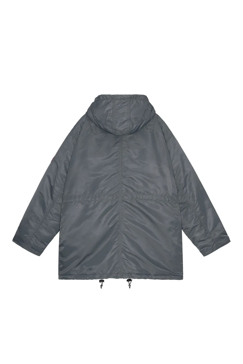 The SYNTH FUR HOOD ZIP COAT available online with global shipping, and in PAM Stores Melbourne and Sydney.