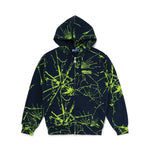 The Shattered Zip Hoodie Navy available online with global shipping, and in PAM Stores Melbourne and Sydney.
