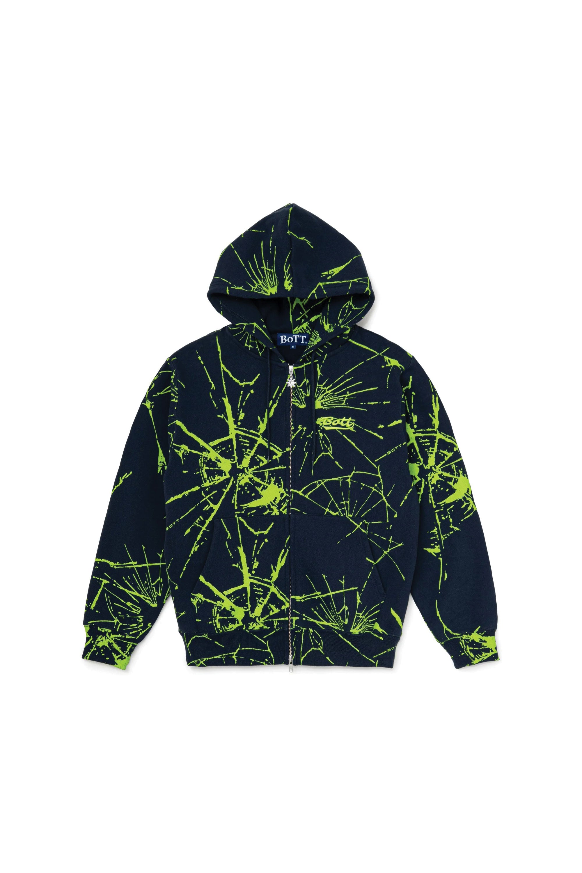 The Shattered Zip Hoodie Navy available online with global shipping, and in PAM Stores Melbourne and Sydney.