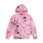 The Shattered Zip Hoodie Pink available online with global shipping, and in PAM Stores Melbourne and Sydney.