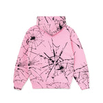 The Shattered Zip Hoodie Pink available online with global shipping, and in PAM Stores Melbourne and Sydney.