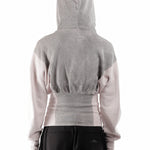 The ECKHAUS LATTA - SNATCHED HOODIE POWDER available online with global shipping, and in PAM Stores Melbourne and Sydney.