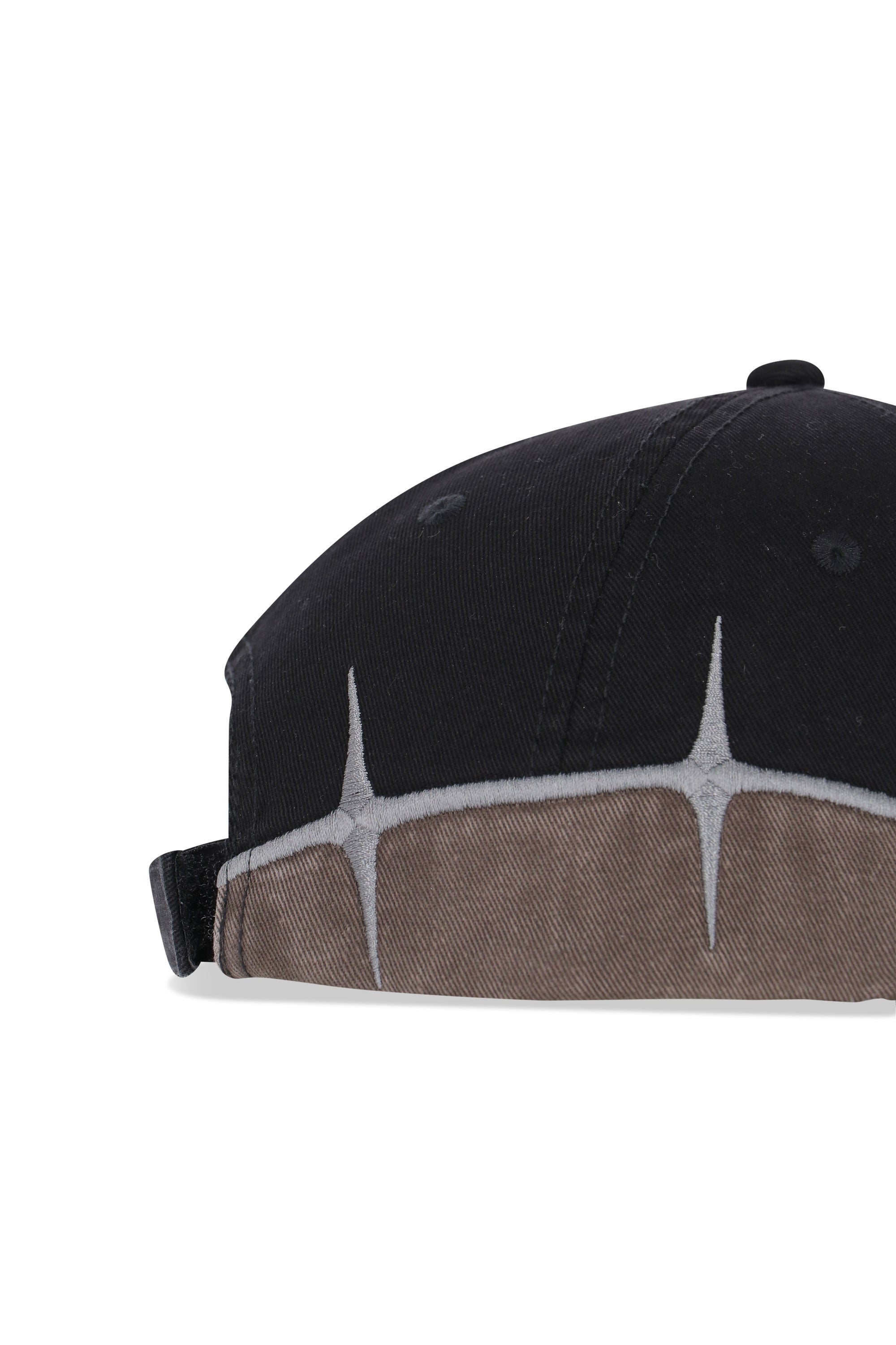 The SS26 Spikes Cap Black Anthracite available online with global shipping, and in PAM Stores Melbourne and Sydney.