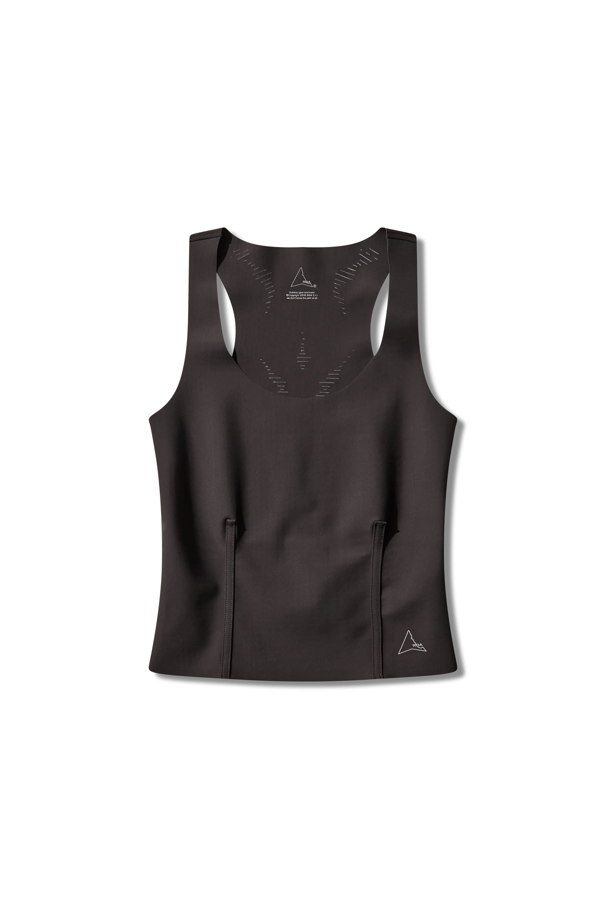 The Spine Compression Tank Top Dark Brown available online with global shipping, and in PAM Stores Melbourne and Sydney.