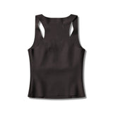 The Spine Compression Tank Top Dark Brown available online with global shipping, and in PAM Stores Melbourne and Sydney.