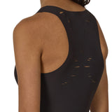 The Spine Compression Tank Top Dark Brown available online with global shipping, and in PAM Stores Melbourne and Sydney.