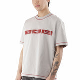 The Sticks Stitch Organic T Shirt Light Grey available online with global shipping, and in PAM Stores Melbourne and Sydney.