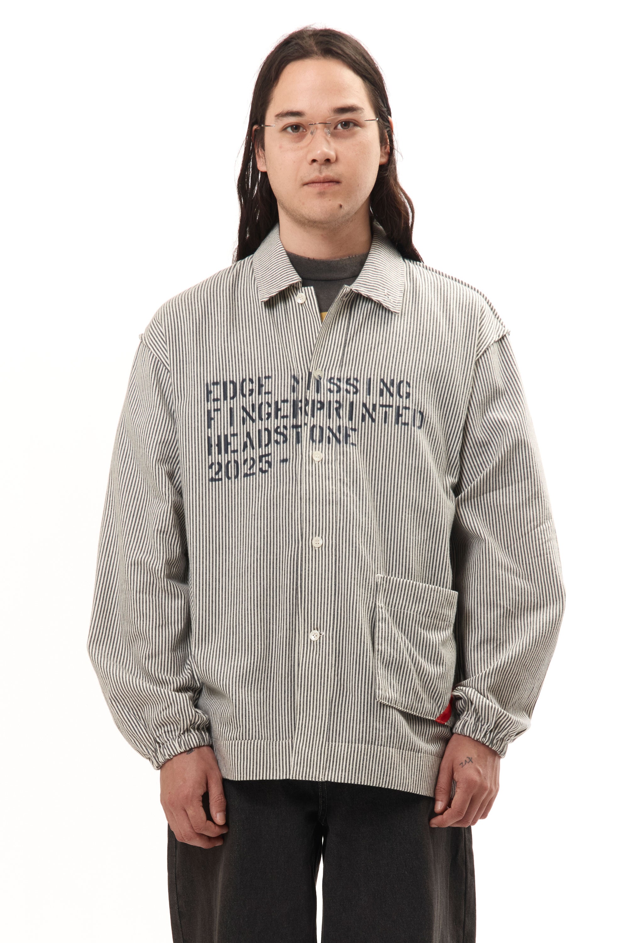 The HAND-STENCILED NIGHTSHIRT STRIPE available online with global shipping, and in PAM Stores Melbourne and Sydney.