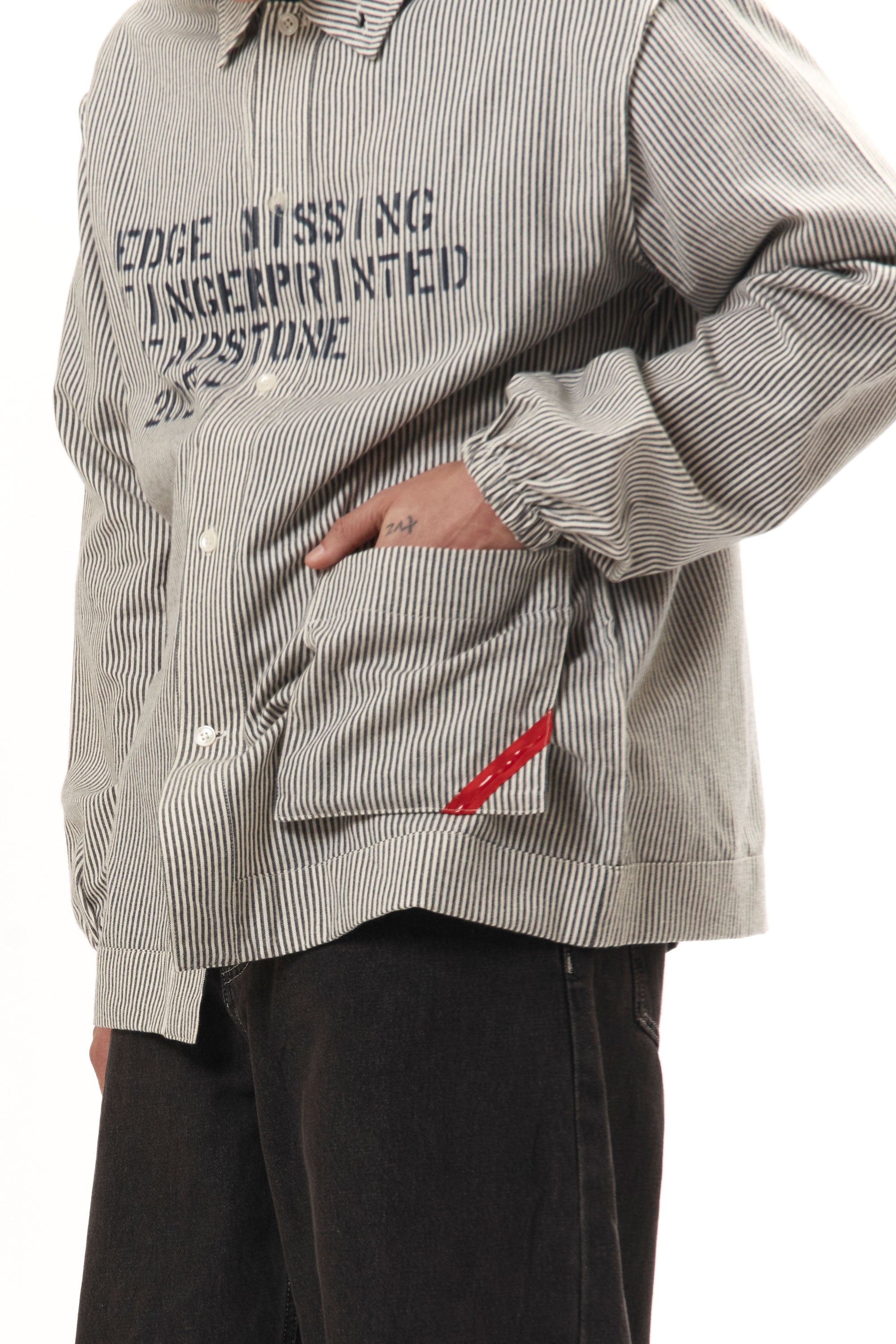 The HAND-STENCILED NIGHTSHIRT STRIPE available online with global shipping, and in PAM Stores Melbourne and Sydney.