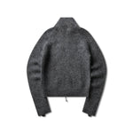 The Tasna Mohair Zip Up Sweater Grey available online with global shipping, and in PAM Stores Melbourne and Sydney.