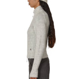 The Tasna Mohair Zip Up Sweater Dirty White available online with global shipping, and in PAM Stores Melbourne and Sydney.