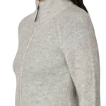 The Tasna Mohair Zip Up Sweater Dirty White available online with global shipping, and in PAM Stores Melbourne and Sydney.