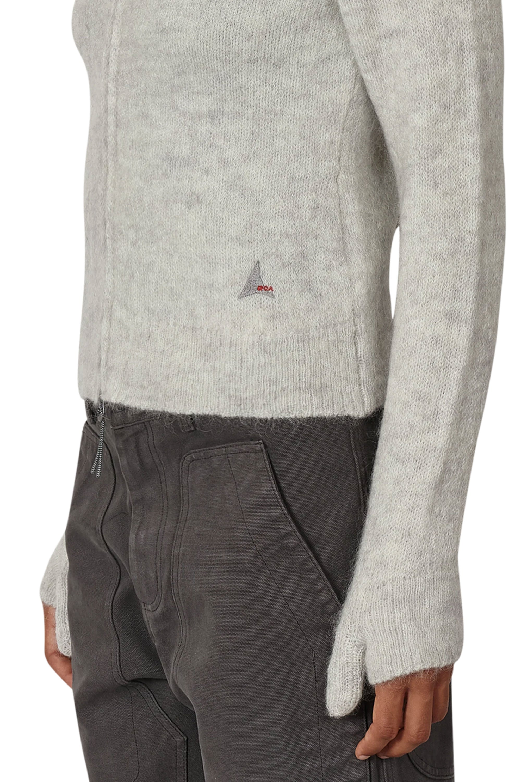 The Tasna Mohair Zip Up Sweater Dirty White available online with global shipping, and in PAM Stores Melbourne and Sydney.