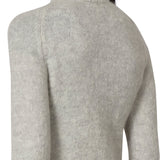 The Tasna Mohair Zip Up Sweater Dirty White available online with global shipping, and in PAM Stores Melbourne and Sydney.