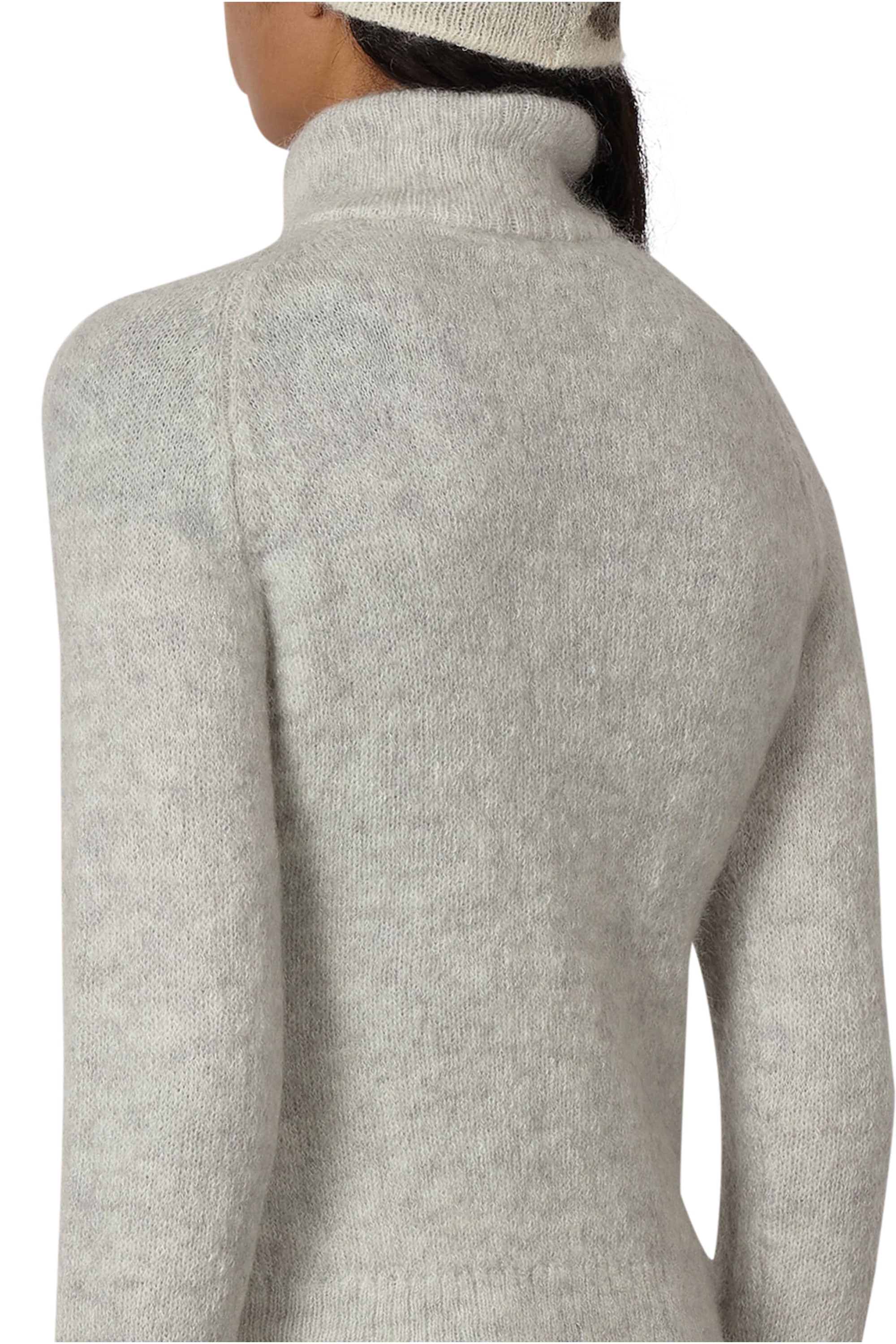 The Tasna Mohair Zip Up Sweater Dirty White available online with global shipping, and in PAM Stores Melbourne and Sydney.