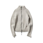 The Tasna Mohair Zip Up Sweater Dirty White available online with global shipping, and in PAM Stores Melbourne and Sydney.