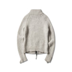 The Tasna Mohair Zip Up Sweater Dirty White available online with global shipping, and in PAM Stores Melbourne and Sydney.
