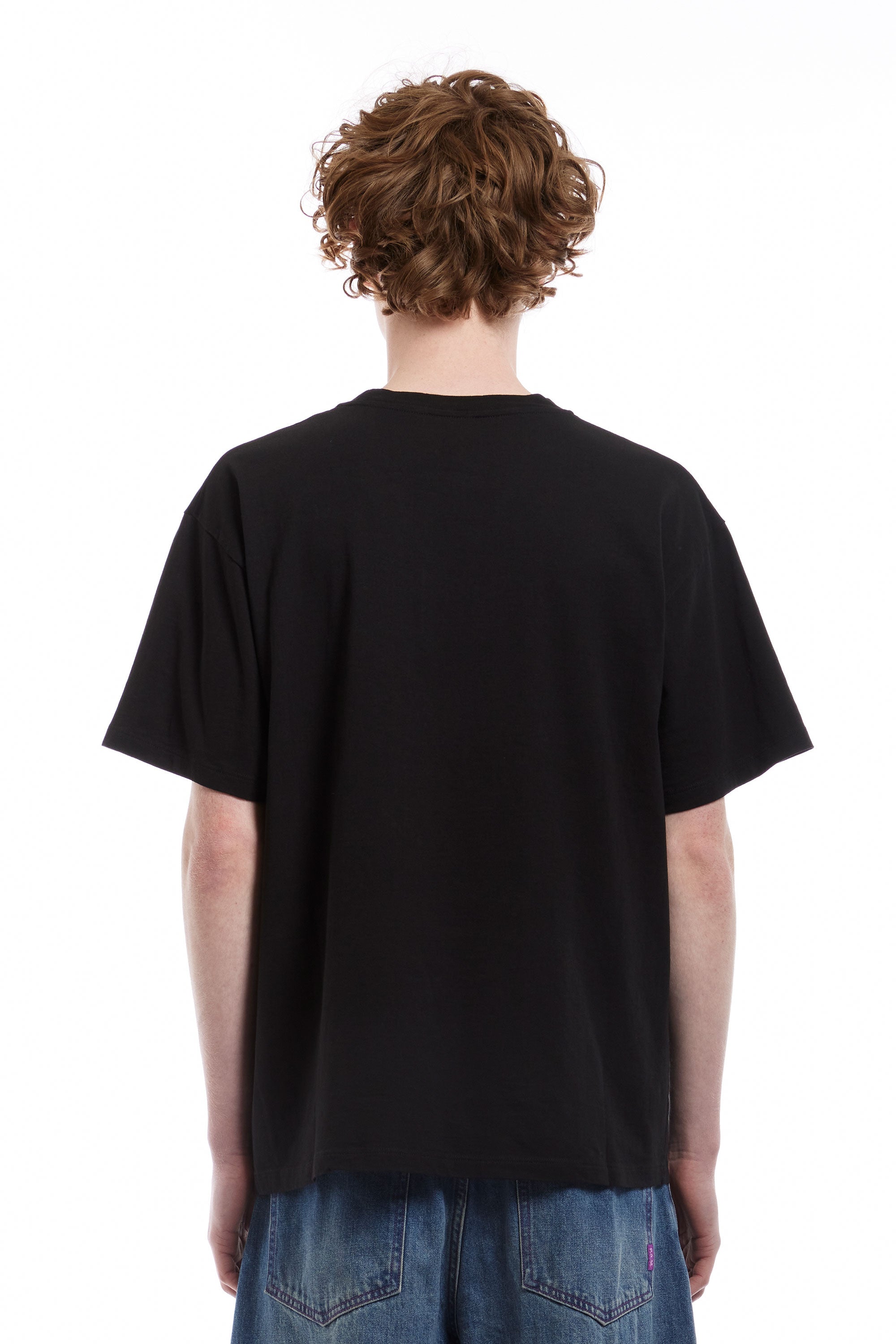 The TEMPLE SS TEE BLACK  available online with global shipping, and in PAM Stores Melbourne and Sydney.