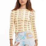 The I HEART ME YELLOW THERMAL TOP available online with global shipping, and in PAM Stores Melbourne and Sydney.