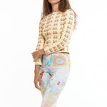 The I HEART ME YELLOW THERMAL TOP available online with global shipping, and in PAM Stores Melbourne and Sydney.