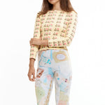 The I HEART ME YELLOW THERMAL TOP available online with global shipping, and in PAM Stores Melbourne and Sydney.