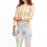 The I HEART ME YELLOW THERMAL TOP available online with global shipping, and in PAM Stores Melbourne and Sydney.