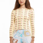 The I HEART ME YELLOW THERMAL TOP available online with global shipping, and in PAM Stores Melbourne and Sydney.