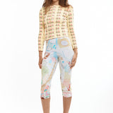 The I HEART ME YELLOW THERMAL TOP available online with global shipping, and in PAM Stores Melbourne and Sydney.