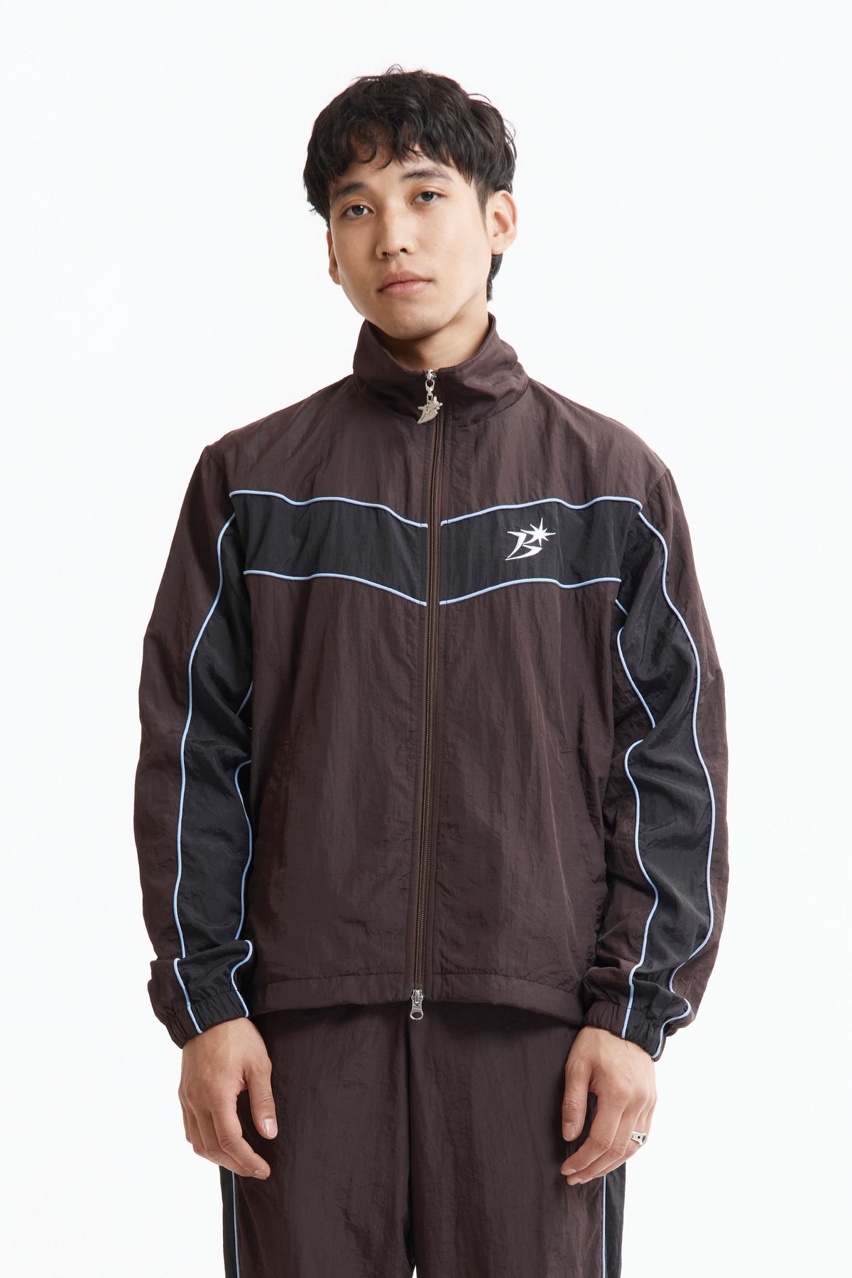 Panelled Track Jacket Brown – P.A.M. (Perks And Mini)