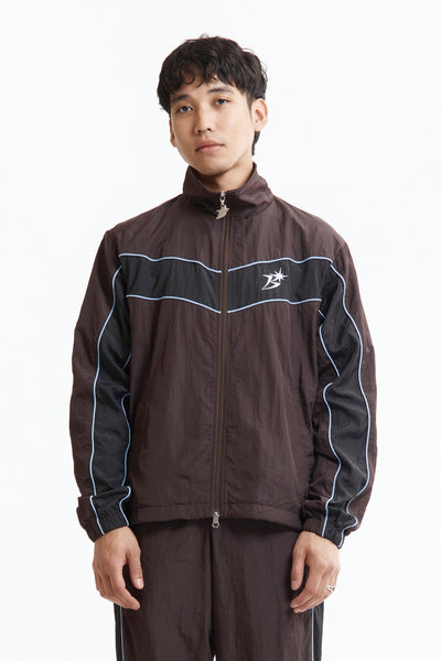 Panelled Track Jacket Brown – P.A.M. (Perks And Mini)