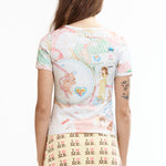 The TREASURES BABY TEE available online with global shipping, and in PAM Stores Melbourne and Sydney.