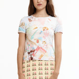 The TREASURES BABY TEE available online with global shipping, and in PAM Stores Melbourne and Sydney.