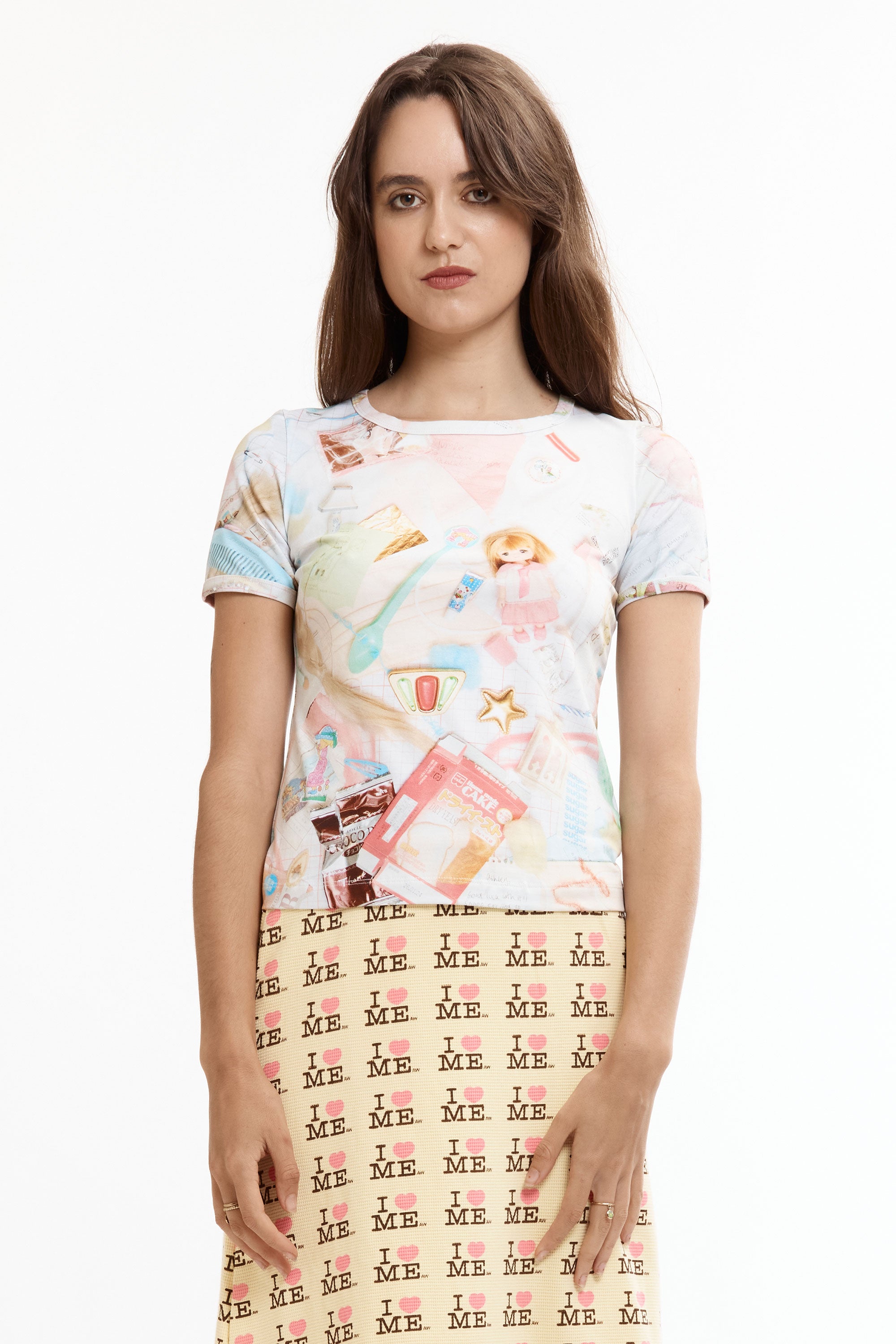 The TREASURES BABY TEE available online with global shipping, and in PAM Stores Melbourne and Sydney.