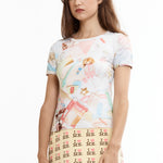 The TREASURES BABY TEE available online with global shipping, and in PAM Stores Melbourne and Sydney.