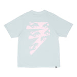 The SS TEE - EYES LOGO - BLUE GREY available online with global shipping, and in PAM Stores Melbourne and Sydney.