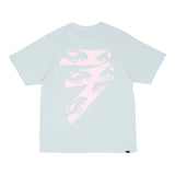 The SS TEE - EYES LOGO - BLUE GREY available online with global shipping, and in PAM Stores Melbourne and Sydney.