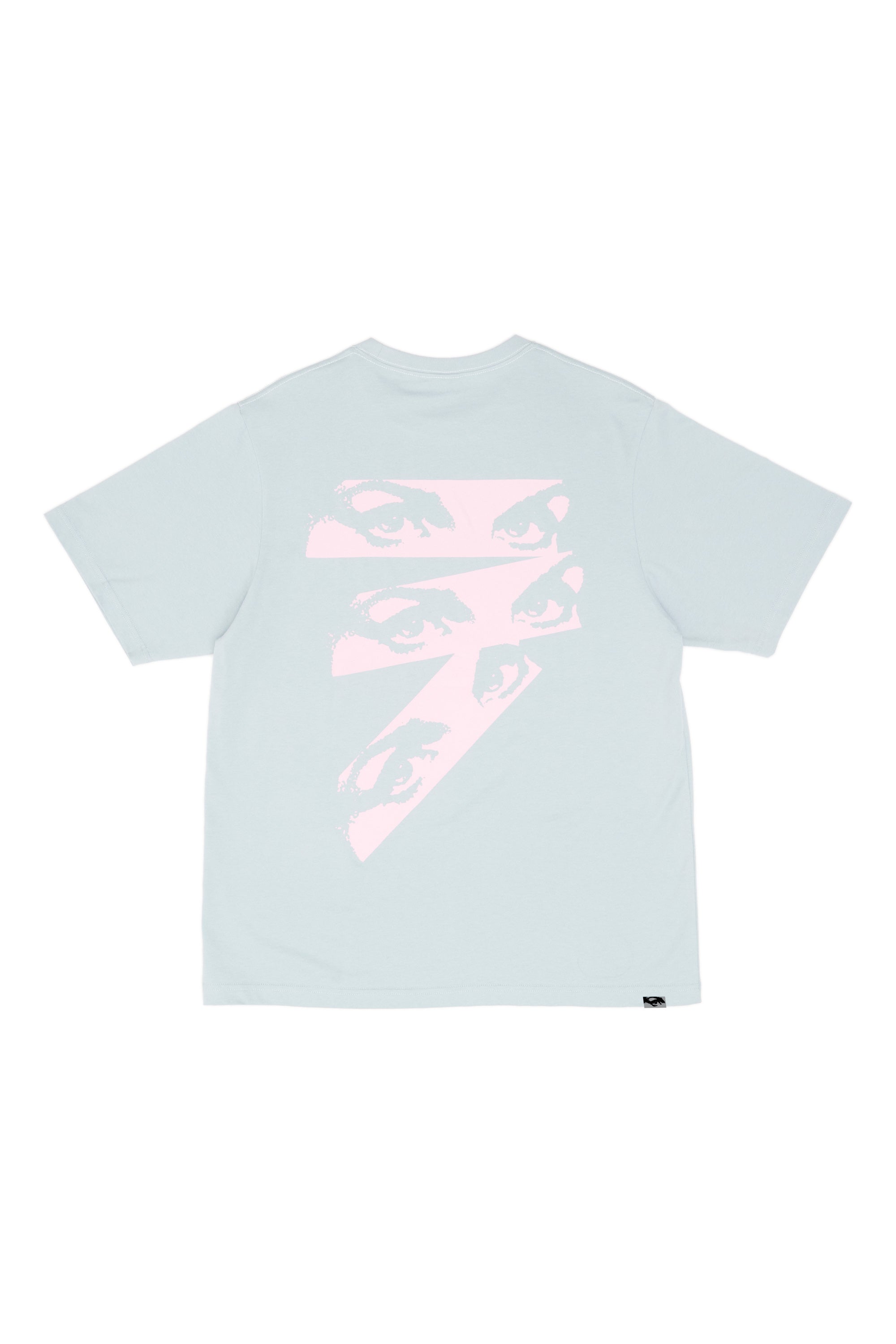 The SS TEE - EYES LOGO - BLUE GREY available online with global shipping, and in PAM Stores Melbourne and Sydney.