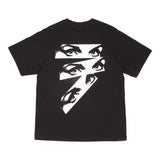 The SS TEE - EYES LOGO - BLACK available online with global shipping, and in PAM Stores Melbourne and Sydney.