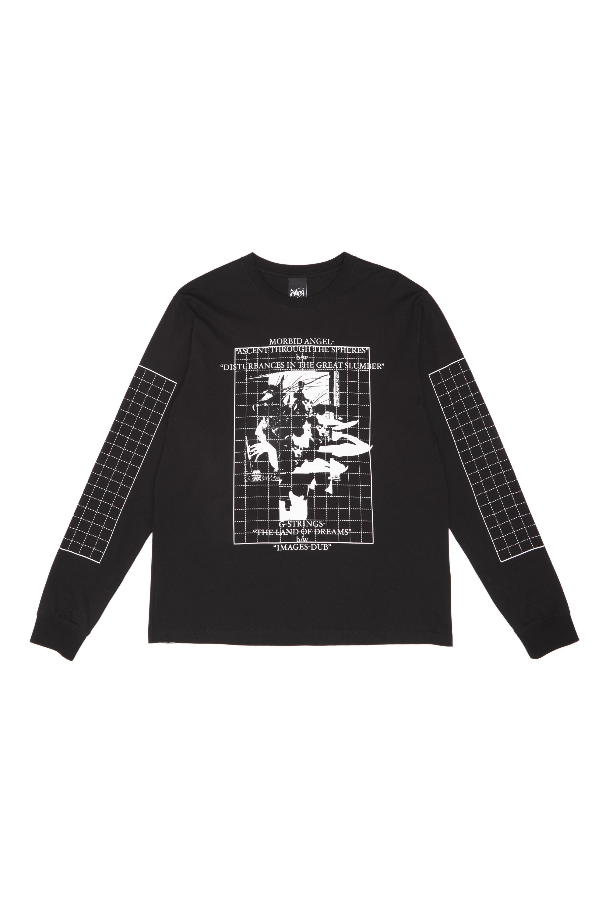 The LS TEE - GRIDS available online with global shipping, and in PAM Stores Melbourne and Sydney.