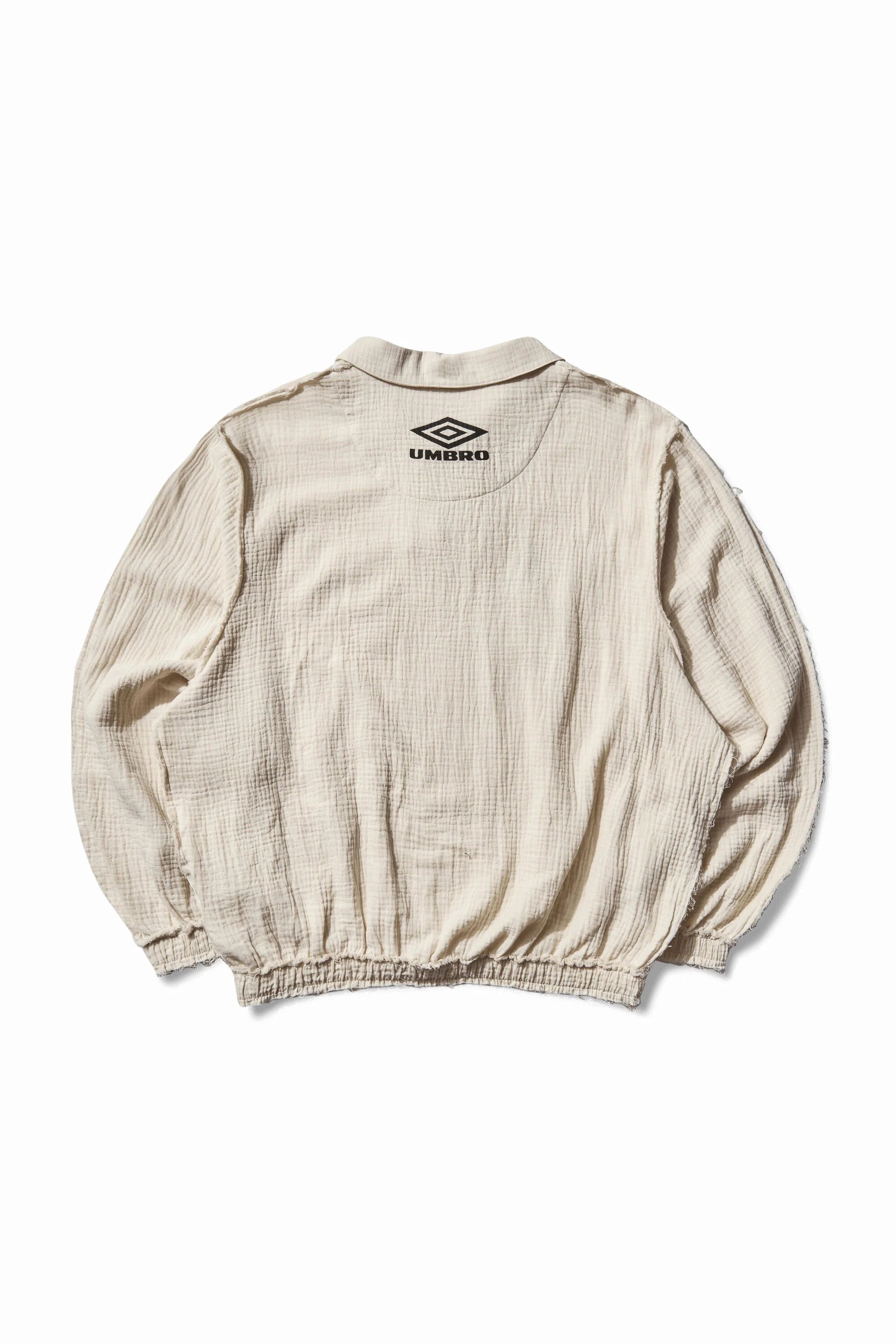 The Union Drill Polo Porcelain White available online with global shipping, and in PAM Stores Melbourne and Sydney.